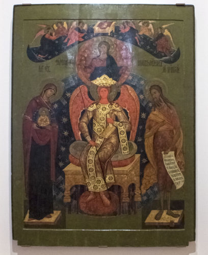 Икона Софии Премудрости Божией из собора Рождества Богородицы Антониева монастыря