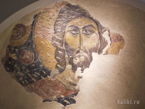 Фрагмент композиции Деисус. Вторая половина XIII века. Из собрания музея христианского искусства в Ираклионе