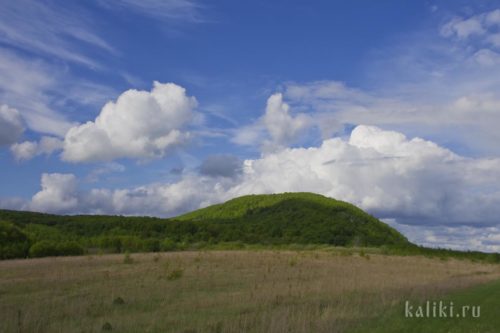 Облака над Жигулевскими горами