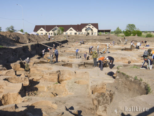 Раскопки на Болгарском городище