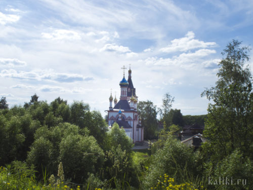 Знаменская церковь. Вид с городского вала