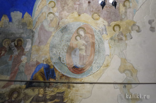 Фрески Богородице-Рождественского собора. Фрагмент 1
