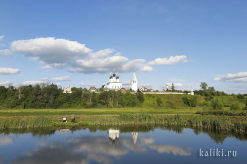Вид на Свято-Александровский монастырь со стороны Покровского монастыря