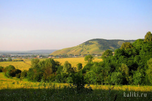 Вид на Монастырскую гору с южной стороны