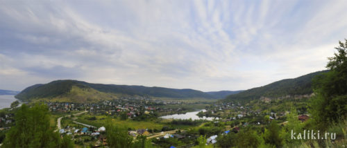 Вид на Ширяево со смотровой площадки
